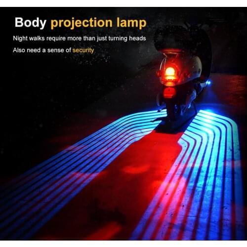 2Pcs/Pair Angel Wings Light LED Welcome Lamp Projector Ghost Shadow Puddle for Motorcycles