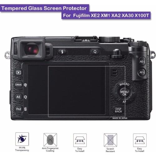 9H Hardness Premium Tempered Glass LCD Screen Protector Shield Film For Camera Fujifilm FUJI XE2 XM1 XA2 XA30 X100 Accessories