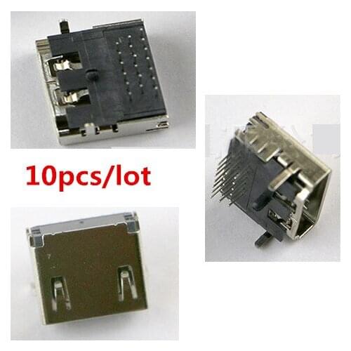 10pcs For Playstation 3 PS3 HD Super Slim 2000 2500 2K 2.5K HDMI-compatible Port Jack Socket Interface Connector Replacement