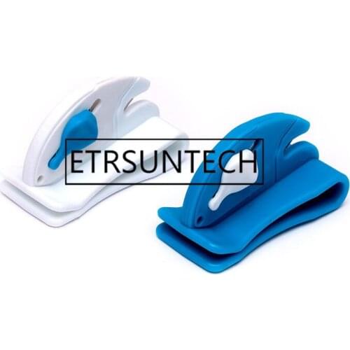 100pcs Balloon Ribbon Cutter, Easy Balloon Tools Fixed on Belt, Balloon Blade to Cut Ribbon, Burst the Balloon, Open the Box