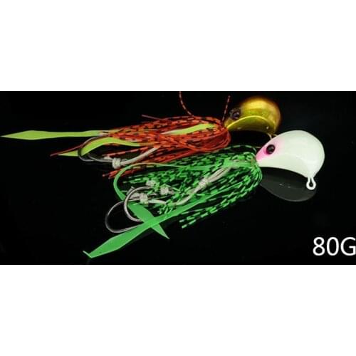 2pcs/pack 70/80g Japan Inchiku lead jig Rig bait beach long casting luminous bait Octopus squid shape glowing bait lures