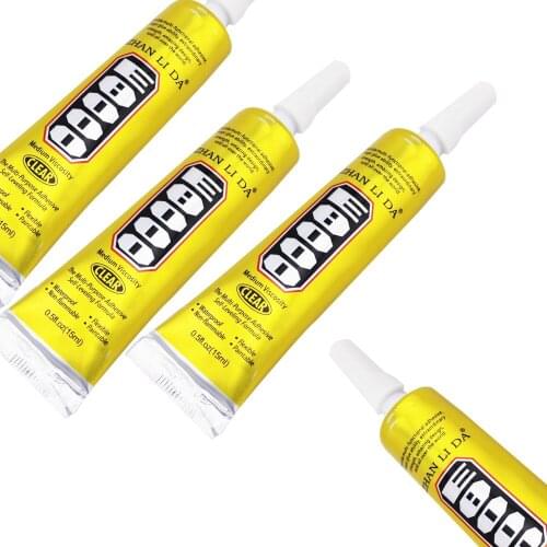 30pcs/lot Glue 15mL E8000 Clear Adhesive Sealant Glue For DIY Clothes Shoes Paste Diamond Jewelry Craft Touch Screen Glue Repair