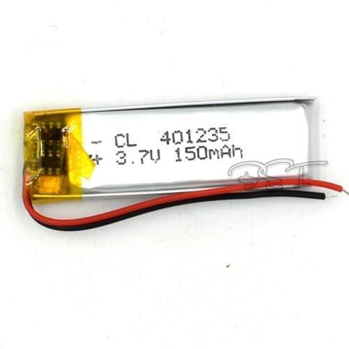 5Pcs 3.7V 401235 With Protective Plate 150mAh Rechargeable Polymer Lithium Battery For PSP Navigation Ebook Core Li-ion Cell