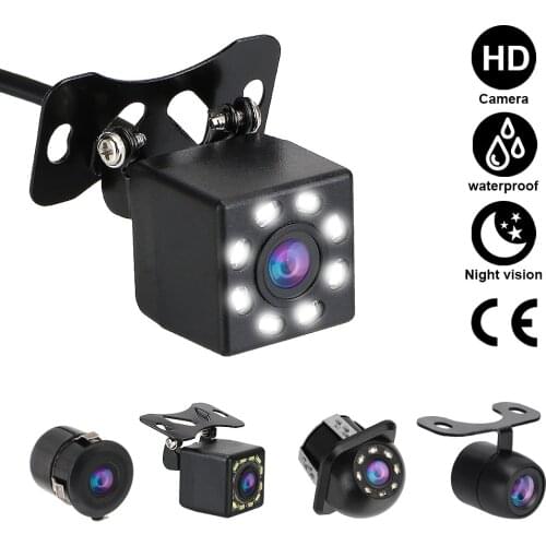 Car Rear View Camera 170° Wide Angle HD Lens Fisheye Reverse Cameras Infrared Night Vision 1280x720 Parking Assistance Kit