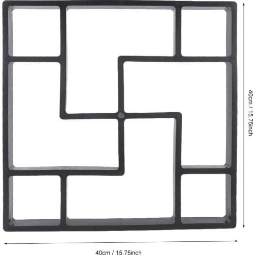 Paving Pavement Concrete Mould Stepping Stone Mold Garden Lawn Path Paver Walk