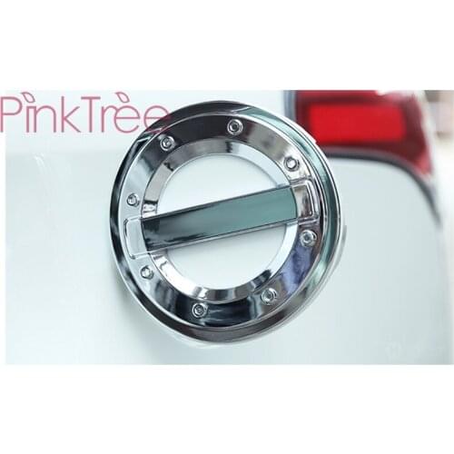 For Toyota RAV4 2013 2014 2015 2016 2017 2018 Chrome Fuel Tank Cover Trim Decorative Car SUV Styling Accessories Chromium