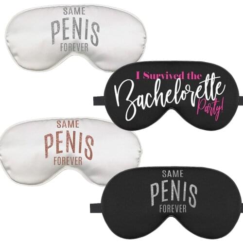 Bachelorette hen night Party bridal shower wedding engagement bride to be Decoration Sleep Mask honeymoon travel gift present