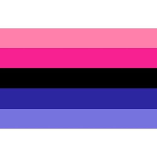 Yehoy 90x150cm omnisexual flag