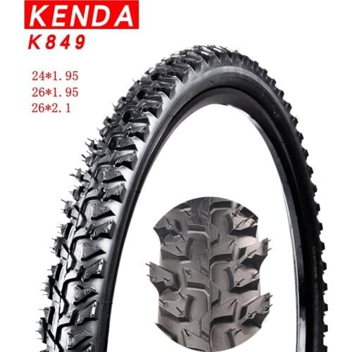 KENDA K849 Off-road Mountain Bicycle Tires MTB Bike tire tyre 26 * 1.95 / 2.1 24 * 1.95 Non-slip wear BIke parts