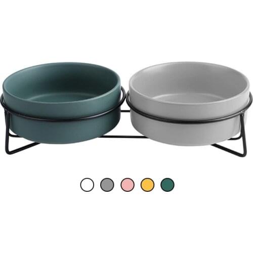 Ceramic Cat Dog Bowl Dog Feeding Bowl Cat Drinking Bowl Pet Food Water Feeder For Cats And Small Dogs Pet Supplies Dropshipping