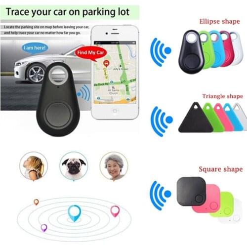 Mini Fashion Bluetooth 4.0 Tracker GPS Locator Tag Alarm Wallet Key Pet Dog Tracker Anti-lost Pocket Size Smart Tracker