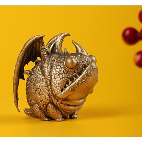 New creative carved wings pure copper crafts animal desktop ornaments