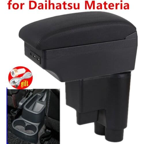 For Daihatsu Materia Armrest box Retrofit parts dedicated Car Armrest Center Storage box car accessories Interior with 7USB