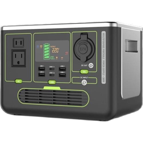 Portable Power Station 444Wh Energy Storage Power Supply Multi-Function Power Bank Mobile phone holder Outdoor Travel