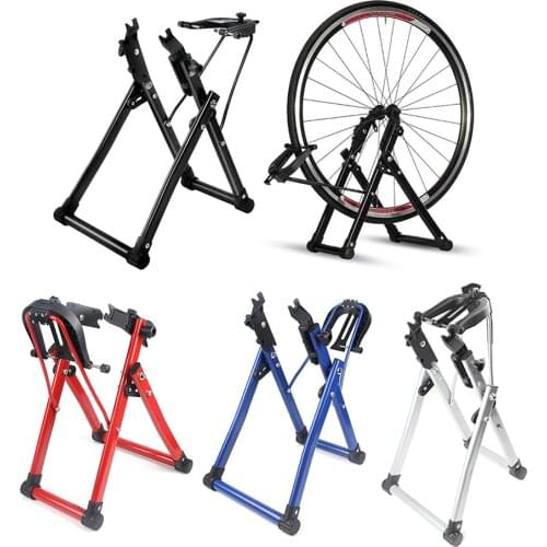 Durable Bicycle Wheel Truing Stand Classic Delicate Bike Wheel Truing Stand MTB Home Mechanic Truing Stand for 24-28 inch Wheel