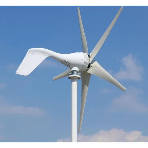 Sale!!l 12v 24v 48v wind turbine with 12V 24V Auto regulator home 400w 1.3m start up three phase AC wind turbine no controller