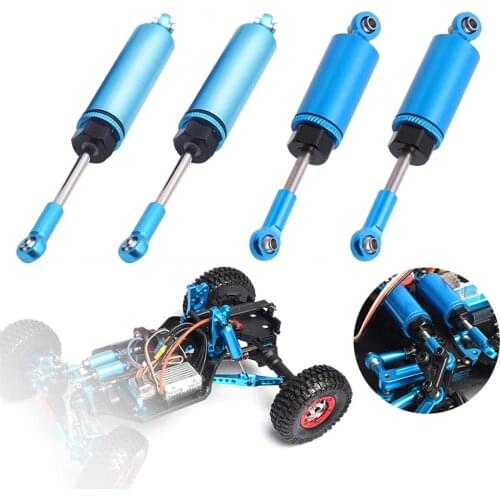RCTOYFUN Metal Front & Rear Blue Shock Absorber Damper DIY Assembly Accessories For 1/12 RC Car Wltoys 12428 12423 Desert Buggy
