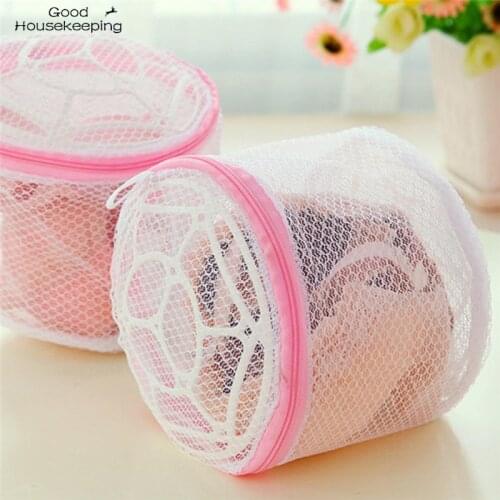 Home Use Lingerie Washing Mesh Clothing Underwear Organizer Washing Bag Useful Mesh Net Bra Wash Bag zipper Laundry Bag 2019
