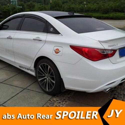 For HYUNDAI Sonata Roof Spoiler 2010-2013 Sonata Roof spoiler High Quality ABS Material Car Rear Wing Primer Color Rear Spoiler
