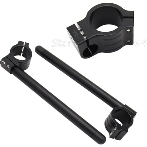 Universal Racing Adjustable CNC 31 32 33 35 36 37 39 41 43 50 51 MM Clip On Ons Fork Handlebars Handle Bar Cafe Racer Motorcycle