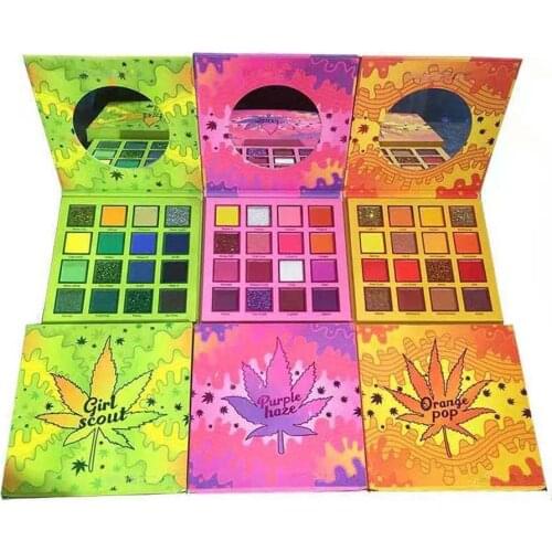 Waterproof Long-Lasting 16 Colors Eyeshadow Makeup Matte && Shimmer Pressed Powder Pigment Palette 6Pcs/Lot DHL Free Cosmetics