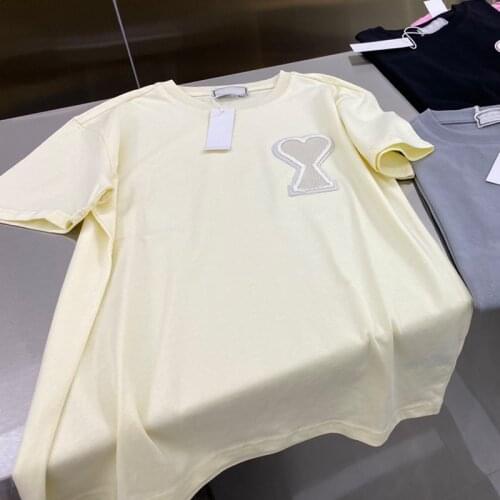 Brand T-shirt Embroidery Luxury Cotton T Women 2021 New Summer Casual O-neck Short Sleeve Tees Fashion Loose T-Shirts Tops