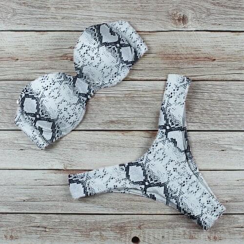 2020 Swimsuit Sexy Women High Waist Bikini Swimsuit Leopard Brazilian Bikini Set Push Up Bathing Suit Female Summer Beachwear