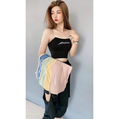 Womens Bandeau Top Womens Cotton Bra Sports Bra Female Bralette Crop Top Women Tube Top Bra Sports Underwear Sexy Tops Bra