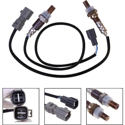 Wupp 2pcs Set Air Fuel Ratio O2 Oxygen Sensor Upper & Under For 05-2010Scion tC 2.4L OE: 234-9010, 234-4149 Jly19