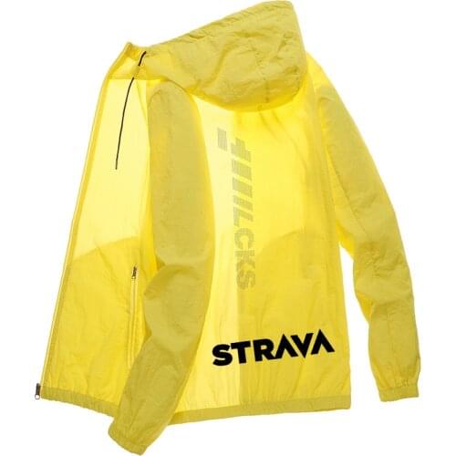 2021 Pro Team Cycling Jersey Long Sleeve Hooded Fashion Ice Silk Fashion Thin Anti-Uv Sun Protection Cycling Jacket Men Summer