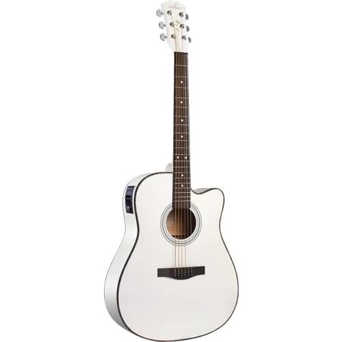 41 inch Electric Guitar 6 String Basswood Folk Guitar High Quality Concert Acoustic Guitar Performance Musical Instrument AGT279