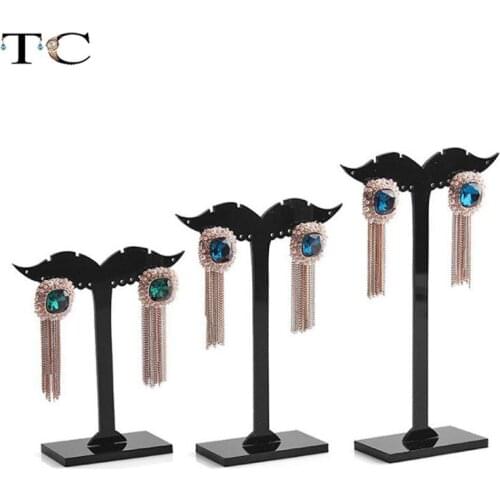 Acrylic 3pcs/Set Jewelry Display Frame Earrings Hanging Earrings Ornaments Frame Jewelry Display Props earring holder