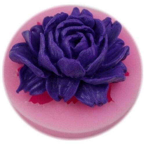 Free Shipping Food-grade Silicone Flower Shaped Mold Fondat Soap Cookware Dining Bar Non-stick Cake Decorating Mould Tools Gift