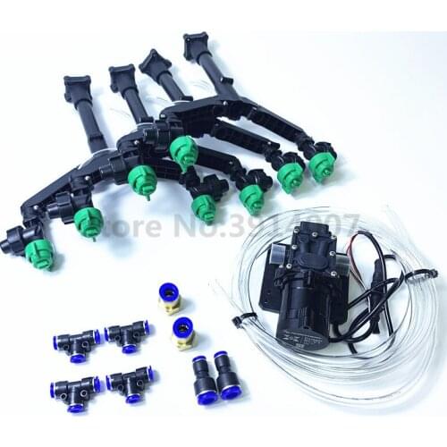 Hobb ywing brushless spraying system 5L 8L water pump Y-type nozzle for agricultural spray drone frame UAV