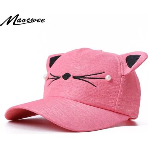 Children Caps Baseball Cap Women Hat Mesh Cap Snapback Hat Bone Adjustable Spring Summer Girls Hats Travel Lovely Design