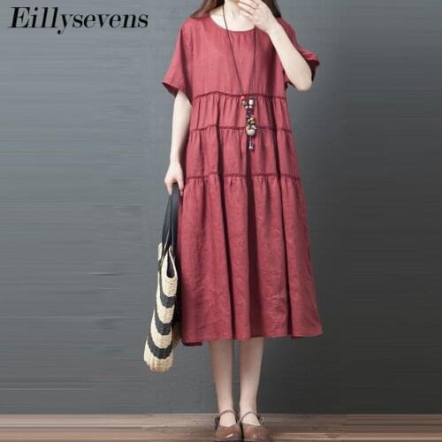 Летние платья больших размеров Eillysevens China At AliExpress