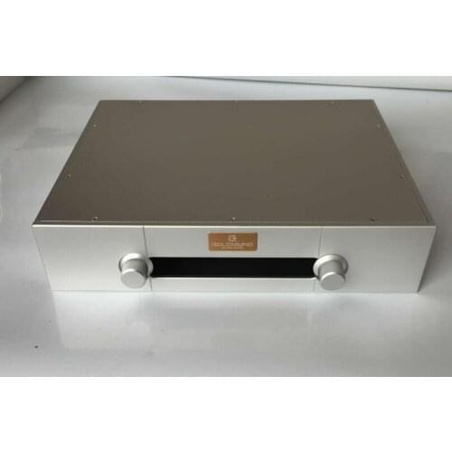 GZLOZONE Full Aluminum Enclosure DIY Case / Preamp/ Amp Chassis Box 430*92*360mm L14-27