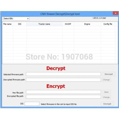 CNH firmware encrypt\decrypt tool