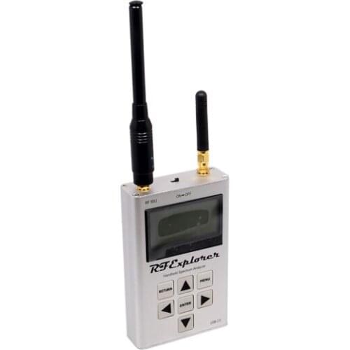 RF Explorer -3G Combo Spectrum analyzer A hand-held spectrometer can be used to measure 15-2700Mhz