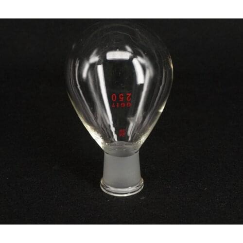 250ml 24/29 Quickfit Joint Lab Glass Rotary Evaporator Flask Round-Bottom Ware