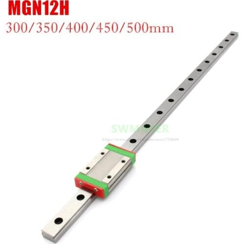 MGN12H Linear Guide and 300mm 350mm 400mm 450mm 500mm linear rails for Ender-3, Anycubic, BLV MGN Cube 3d printer