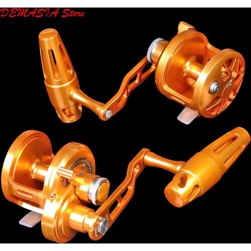 Raft Metal Raft Fishing Wheel 6.0:1 Fly Fishing Wheel One-way Slow Rocking Iron Plate Drum Wheel SGLL40