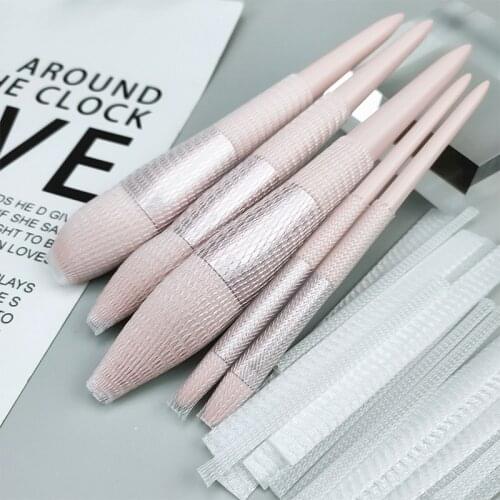 50pcs White Makeup Brushes Netting Protective Cover Set Rose Bud Shaped Storage Mesh Sheath Protectors Cosmetics Makeup Tool