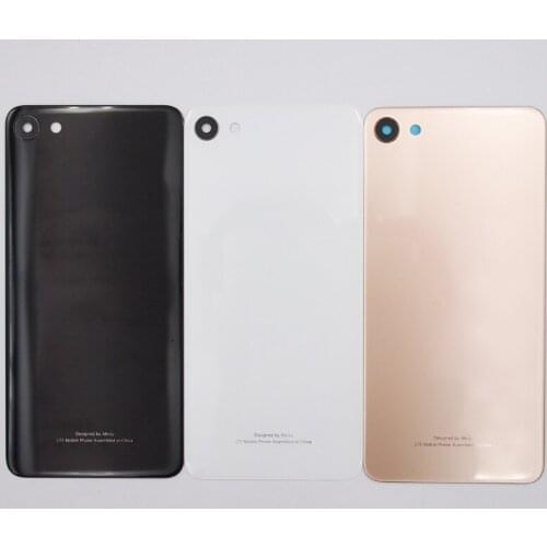 BaanSam New Glass Battery Back Cover For MEIZU U10 5 Inch Housing Case With Camera Frame+Camera Lens Without 3M Adhesive