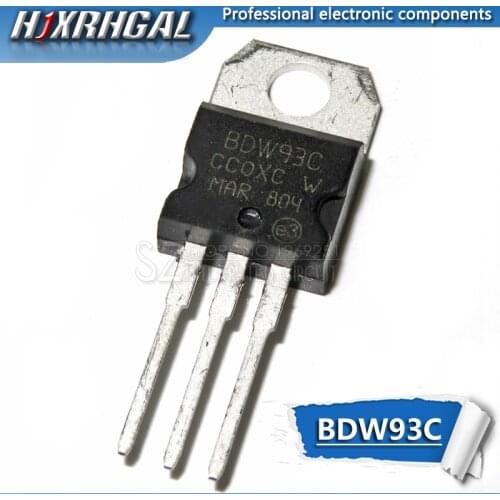 Free shipping 1pcs/lot BDW93C TO-220 Complementary Darlington Transistors new original