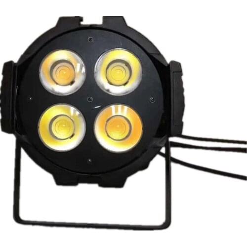New product 4pcsx50W white+warm white cob led par light led surface dmx stage lighting dj night club wash effect light