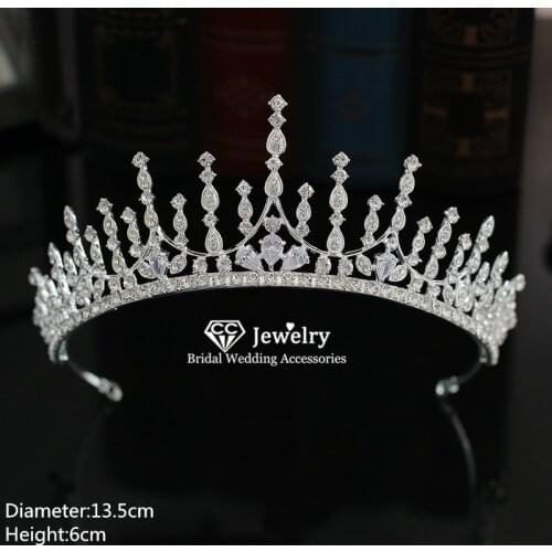 CC Hairband Hair Crown Tiara Headband Wedding Hair Accessories for Women Bridesmaids Rhinestone Fashion Jewelry Hairwear xy425
