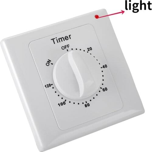 10A 120Min Timer Plug Control Switch Socket AC 220V Push Button Switch Smart Home Electronic Countdown Timer Switch Digital