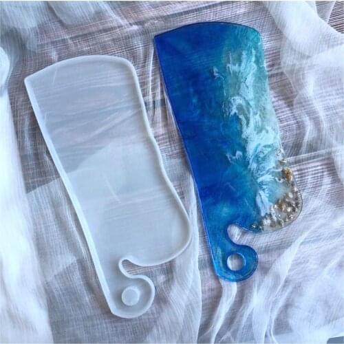 Tray Resin Molds Silicone with Handles for DIY Epoxy Resin Jewelry Accessories Handcraft Jewelry Tool