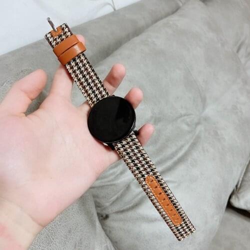 20mm 22mm strap huawei watch gt 2 46mm For Samsung Gear S3 s2 sport Classic galaxy active 41mm 45mm Band huami amazfit gtr bip